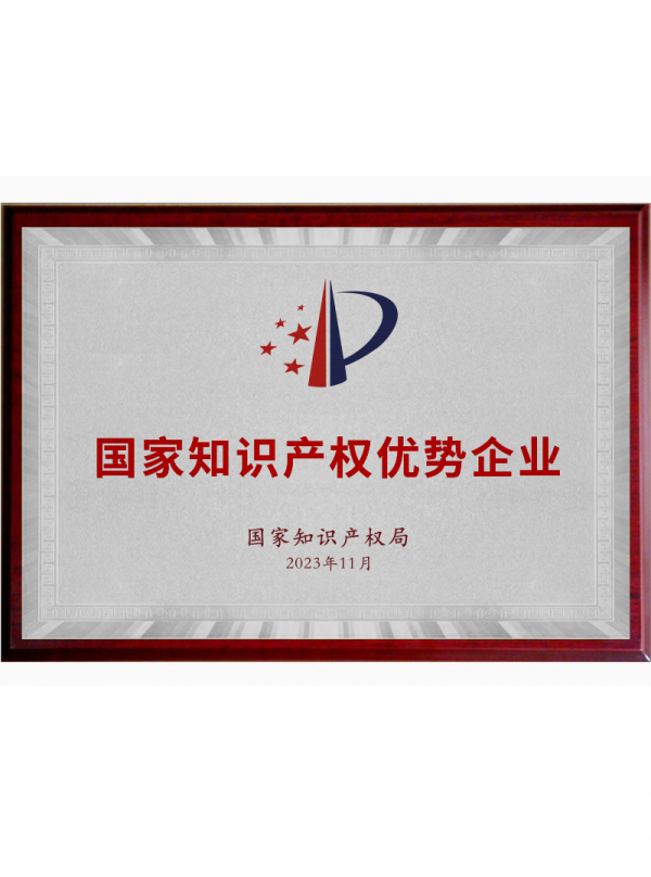 國(guó)家(jiā)知(zhī)識産權優勢企業(yè)